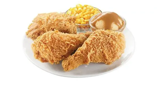 3pc Chickenjoy w/ 2 Sides & Drink