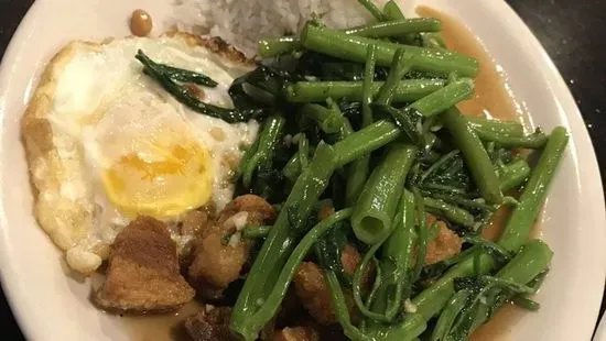 64. Morning Glory Over Rice