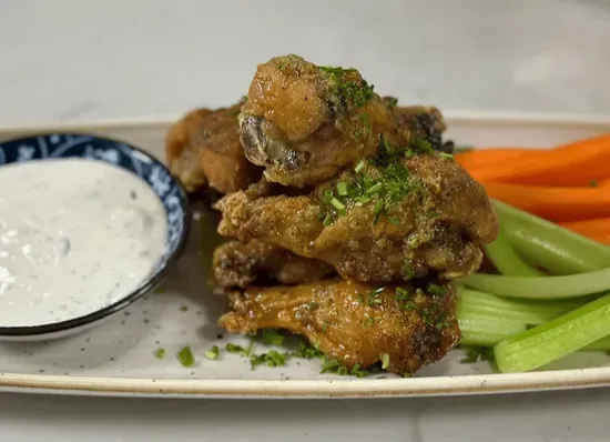 CRISPY CHICKEN WINGS (LEMON PEPPER) (6x)