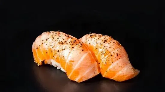 Seared Salmon W/ Black Pepper