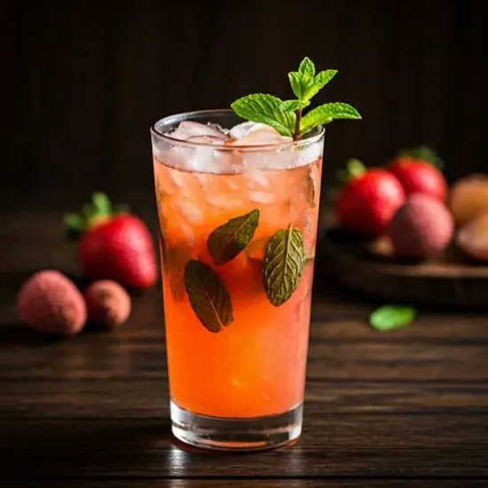 Strawberry Lychee fruit tea/ Lemonade