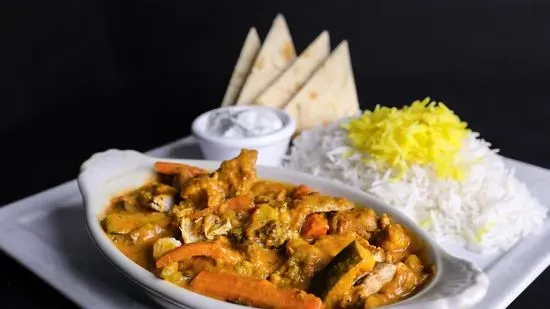 Port Yellow Chicken Curry Plate