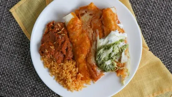 3 Enchilada Plate