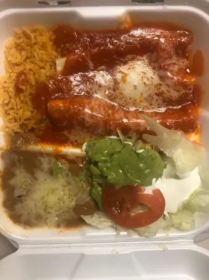 2 Enchilada Plate