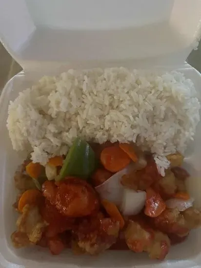 Sweet & Sour Pork (Or Chicken) (Lunch)