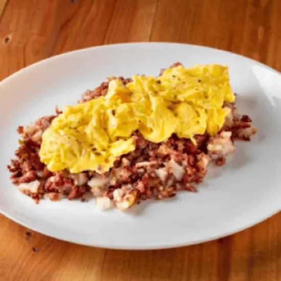 Corned Beef Hash & Eggs