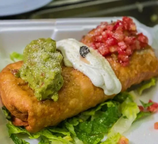 Shredded Beef Chimichanga