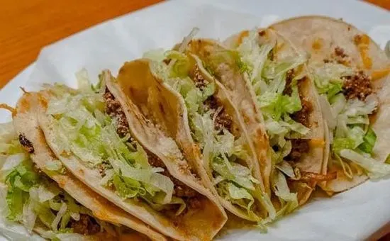 Ground Beef Six-pack tacos