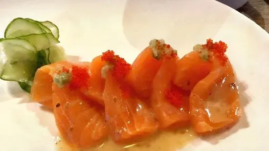 Salmon Carpaccio (W/Fresh Wasabi) (4)