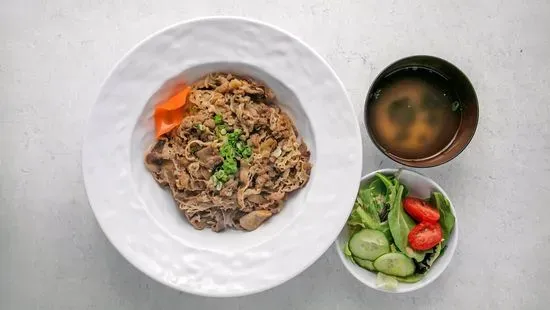 Sukiyaki Beef rice bowl