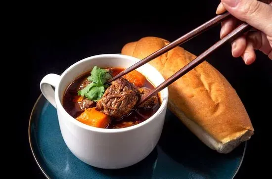 #57. Beef Stew  with Bread