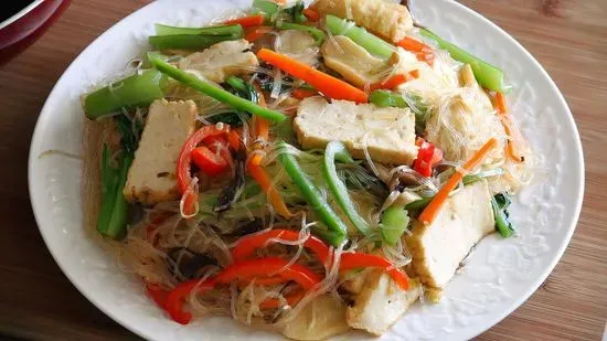 #73. Sauteed Tofu, Mixed Vegetables with Rice