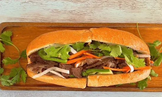 Grilled pork sandwich 