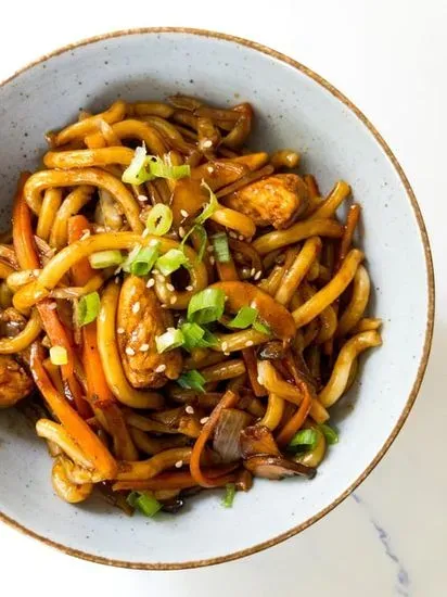 Stir-Fried Chicken Udon