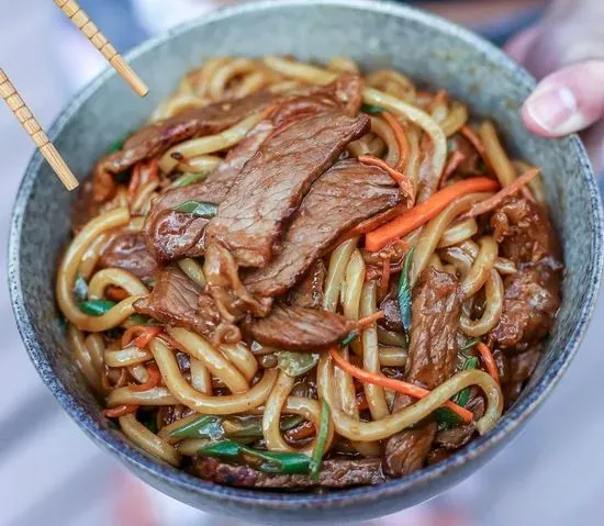 Stir-Fried Beef Udon