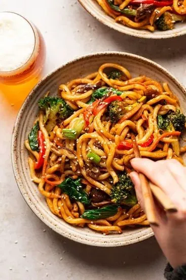 Stir-Fried Veggie Udon