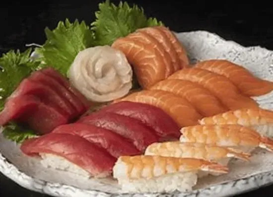 6 Pcs Nigiri & 4 Pc Salmon Sashimi Combo