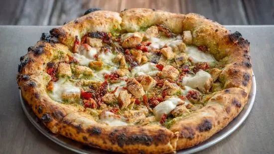 Basil Pesto Chicken Pizza