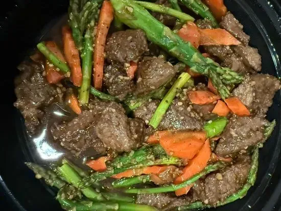 BEEF WITH ASPARAGUS