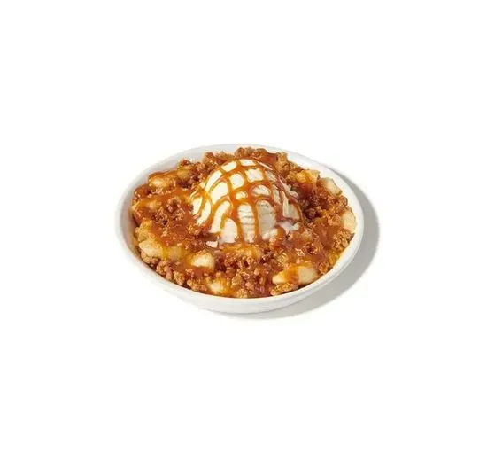 Oven-Baked Caramel Apple Pie Crisp 