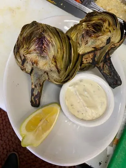 Grilled Jumbo Artichoke