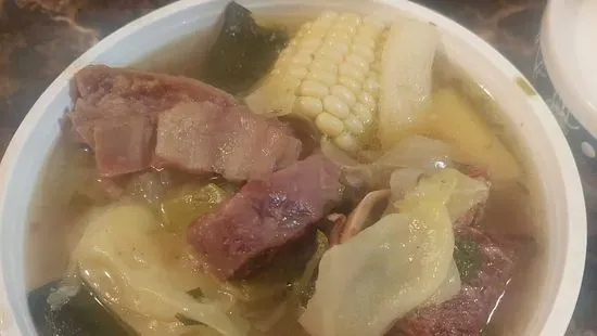 sopa de res