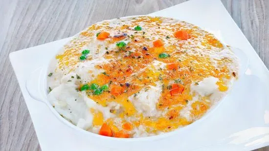 Baked Rock Cod w/ Cream Sauce焗斑球