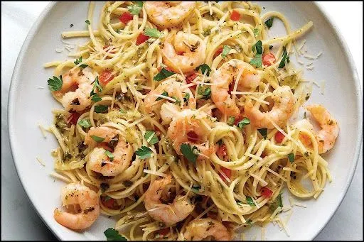 Shrimp Scampi Linguine
