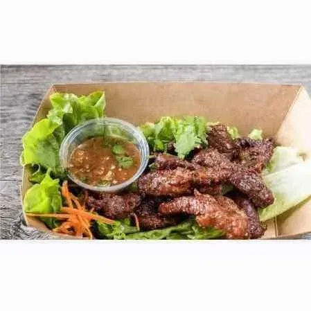Beef Jerky(Seen Lod)W/Sticky Rice