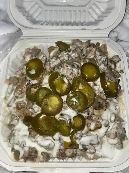 11. Chicken Alfredo Nachos