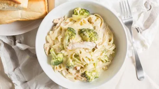 11. Linguini with Chicken & Broccoli
