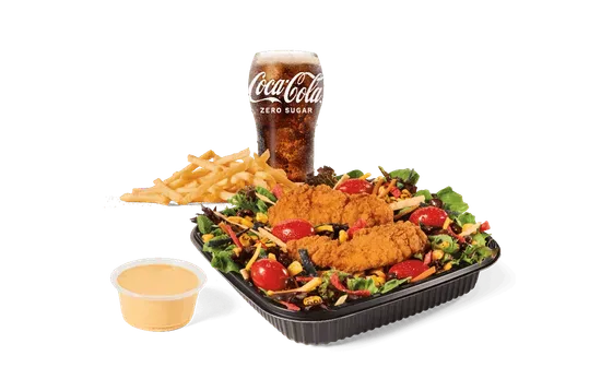 Southwest Salad w/ Crispy Chicken Combo