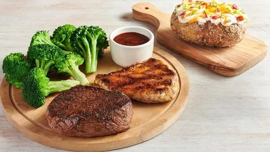 Sirloin* & Grilled Chicken