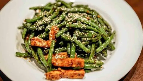 String Beans with Bean Curd