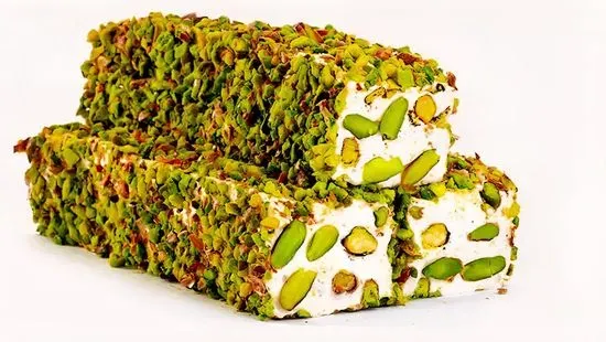 Turkish Delights. with nougat pistachio