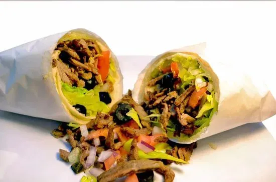 8. Shawarma Beef  wrap