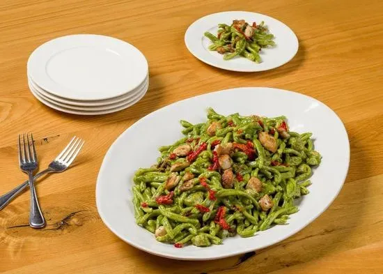 Casarecce al Pesto e Pollo (Serves 6)