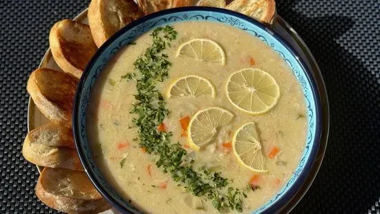 Egg Lemon Soup Bowl