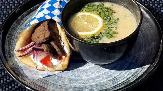 Half Gyro & Soup Combo