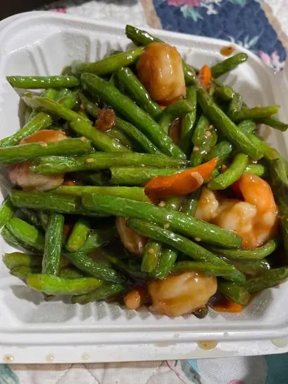 Shrimp with Green Beans