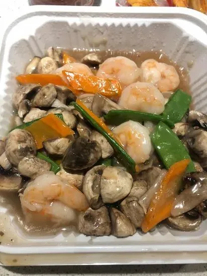 Shrimp with Mushrooms