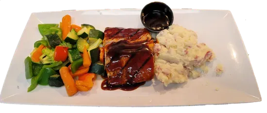 Bourbon Salmon Dinner