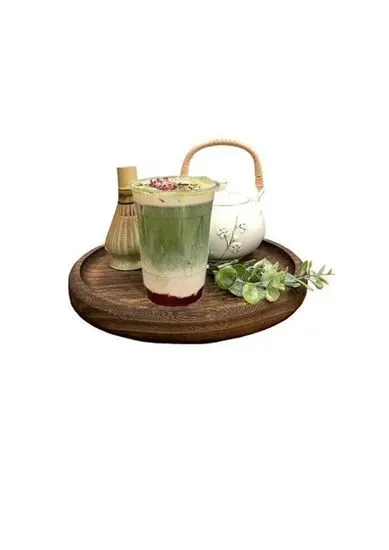 Rose Strawberry Matcha Latte (NEW)