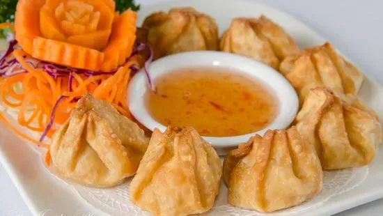 1.Crab rangoon