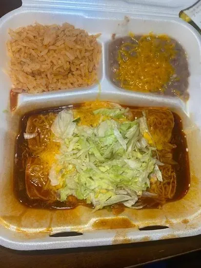 #3 2 Cheese Enchiladas