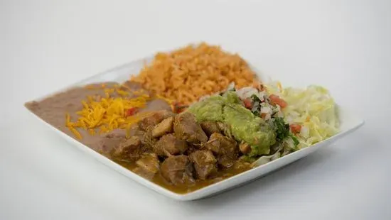 #14. Chile Verde Plate