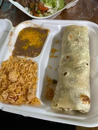 #4. Burrito Combo (Carne Asada, Carnitas, or Adobada)