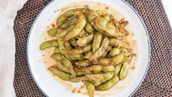 Garlic Edamame