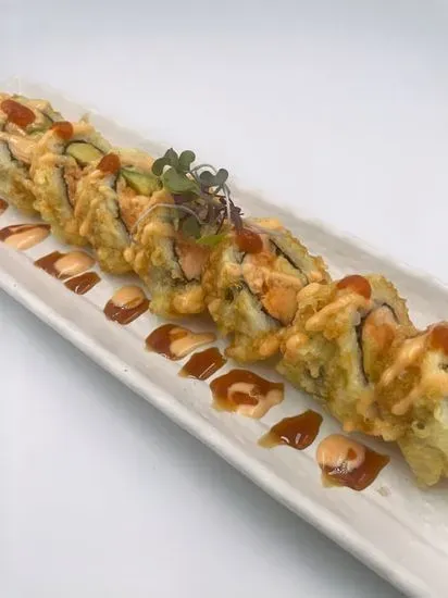 Tr7 Deep Fried Spicy Salmon Roll