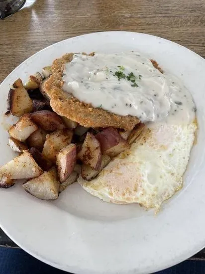 Chicken Fried Steak & Eggs